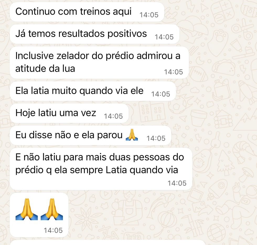 Conversa: até o zelador do prédio admirou a atitude da Lua